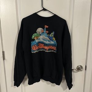 Walt Disney World Neon Crewneck Sweatshirt